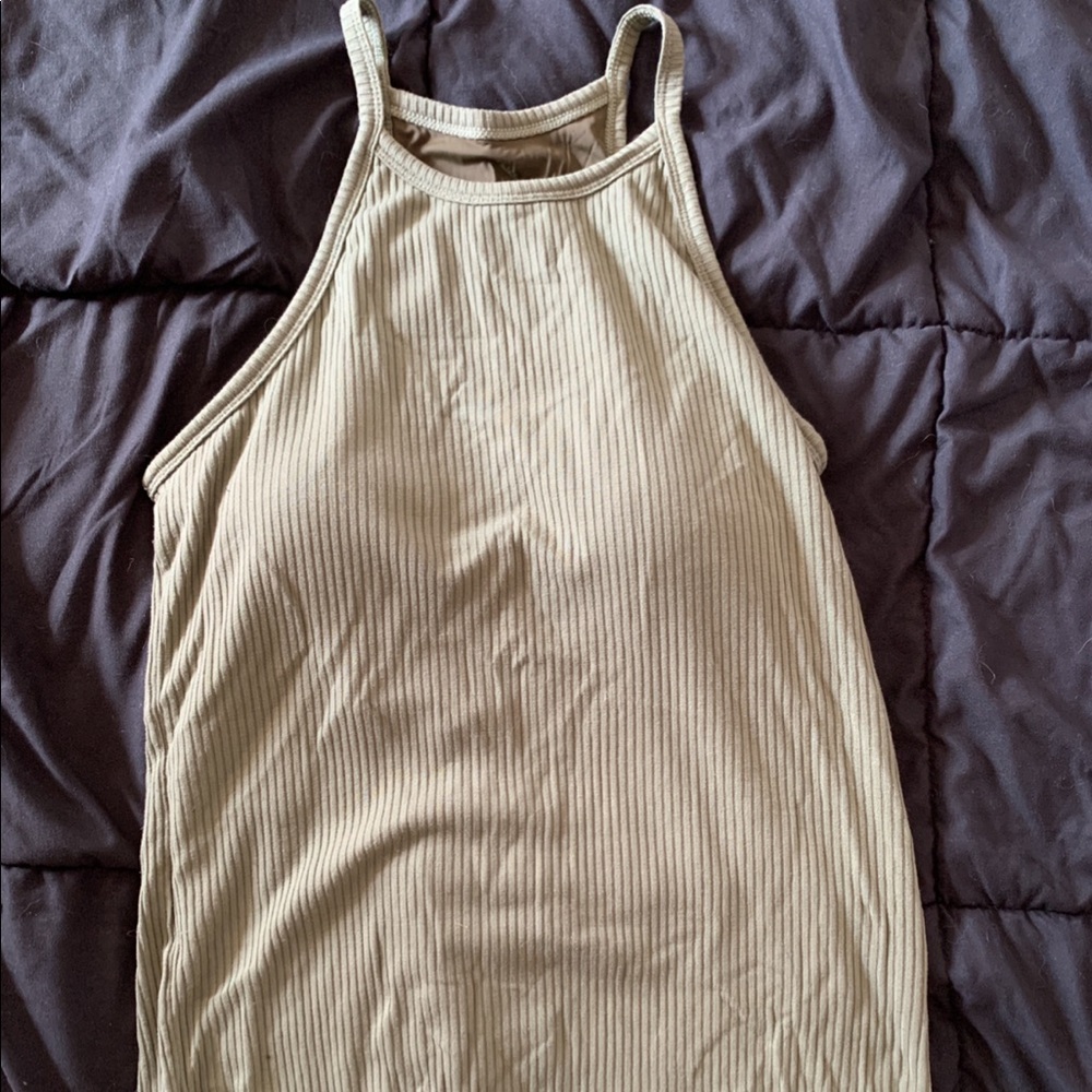 High Neck Olive Green Brami